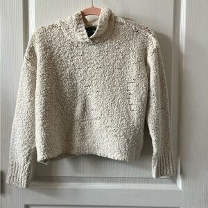 American Eagle Outfitters Cream Hoodie Women’s Size XXS